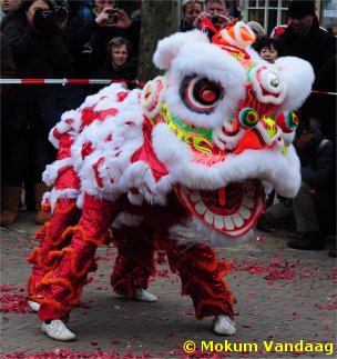 Chinees Nieuwjaar op de Nieuwmarkt